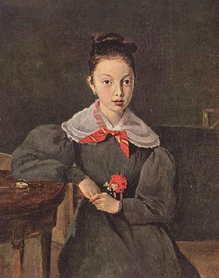 Jean-Baptiste Camille Corot Portrait of Octavie Sennegon, the artist's niece Sweden oil painting art